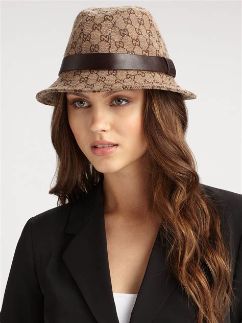 gucci hat female|gucci fedora hats women's.